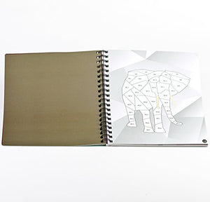 Brain Games  Sticker by Number: Animals (28 Images to Sticker),New