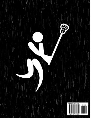 Outplay, Outwork, Outlast: Lacrosse Notebook  Wide Ruled  8.5