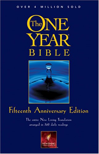 The One Year Bible Fifteenth Anniversary Edition NLT,Used