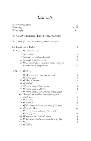 An Essay Concerning Human Understanding (Hackett Classics)