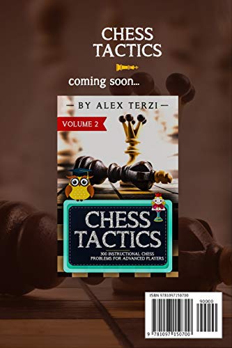 Chess Tactics: 180 Instructional Chess Problems for Beginners,Used