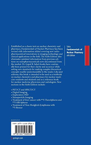 Fundamentals of Nuclear Pharmacy,Used