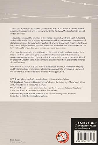 A Sourcebook on Equity and Trusts in Australia,Used