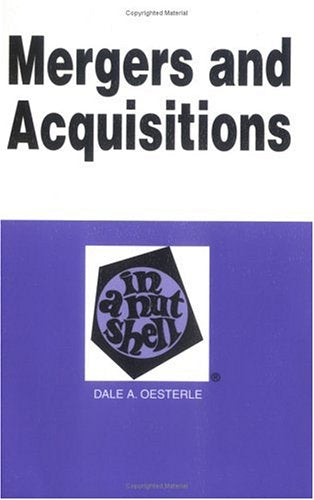 Mergers and Acquisitions in a Nutshell : Mergers and Acquisitions,Used