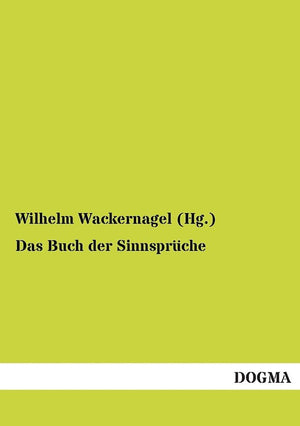 Das Buch der Sinnsprche (German Edition),Used