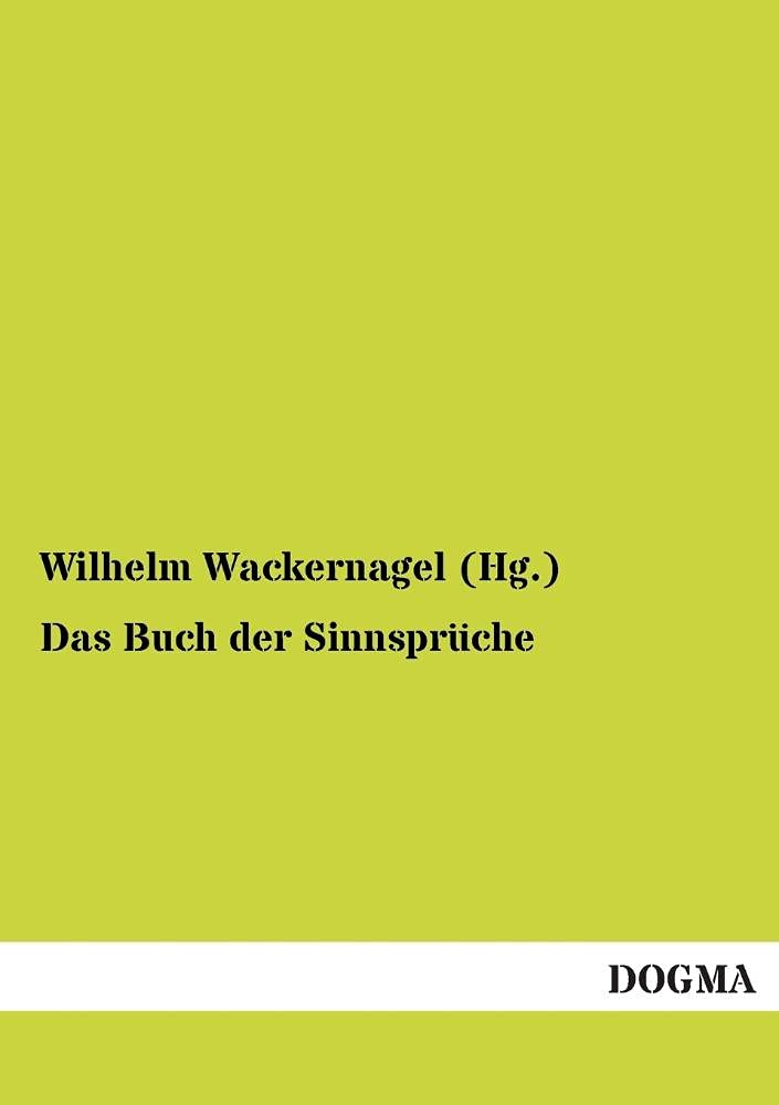 Das Buch der Sinnsprche (German Edition),Used