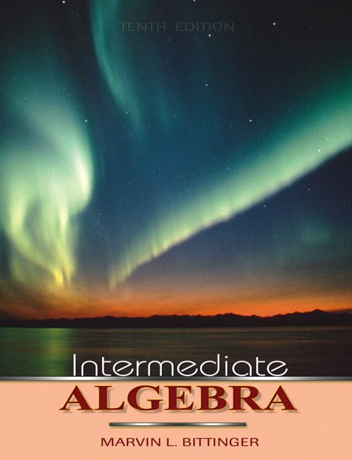 Intermediate Algebra (Bittinger Developmental Mathematics Series),Used