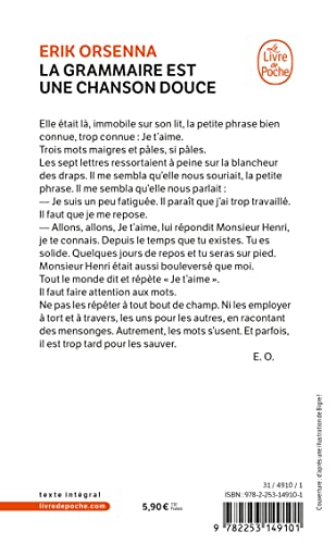 La Grammaire Est Une Chanson Douce (Ldp Litterature) (French Edition),Used