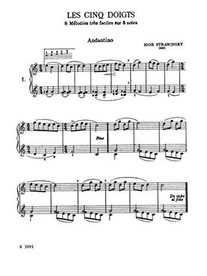 The Five Fingers (Les Cinq Doigts) (Kalmus Edition),Used