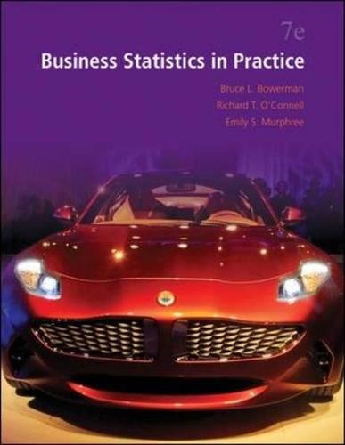 Business Statistics in Practice,New