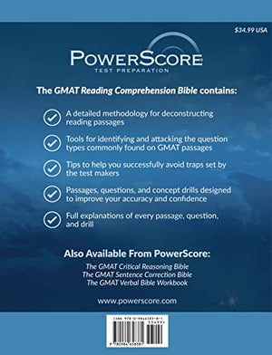 The PowerScore GMAT Reading Comprehension Bible,New