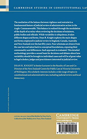 Vigilance and Restraint in the Common Law of Judicial Review (Cambridge Studies in Constitutional Law, Series Number 19),Used