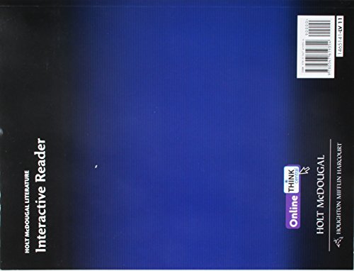 Literature Interactive Reader Grade 11 (Holt McDougal Literature),New
