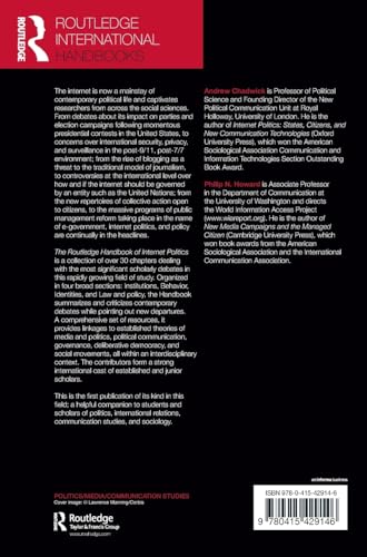 Routledge Handbook of Internet Politics (Routledge International Handbooks),Used