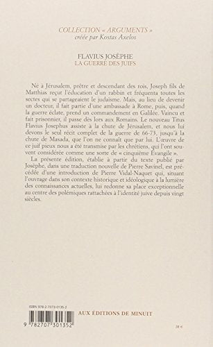 La guerre des juifs,Used
