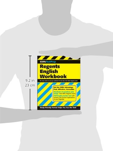 CliffsTestPrep Regents English Workbook,Used