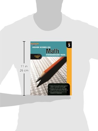 Higher Scores on Standardized Tests for Math Grade 5 (Steck Vaughn),Used