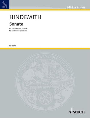Sonata (1941): Trombone and Piano (Edition Schott),Used