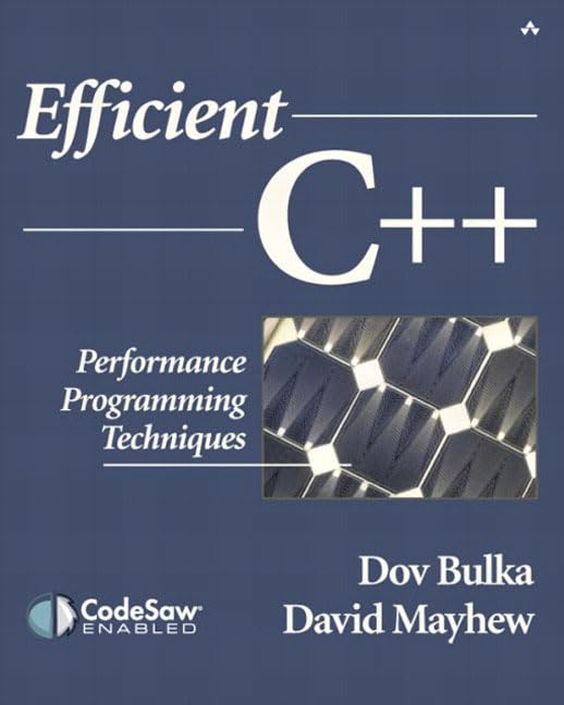 Efficient C++: Performance Programming Techniques,Used