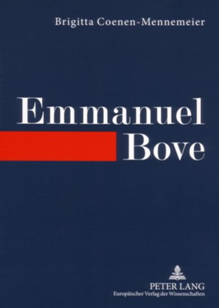 Emmanuel Bove: 'Comdie humaine des Scheiterns (German Edition),Used