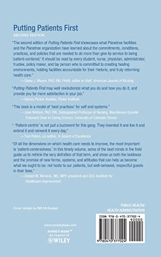 Putting Patients First: Best Practices in PatientCentered Care,Used