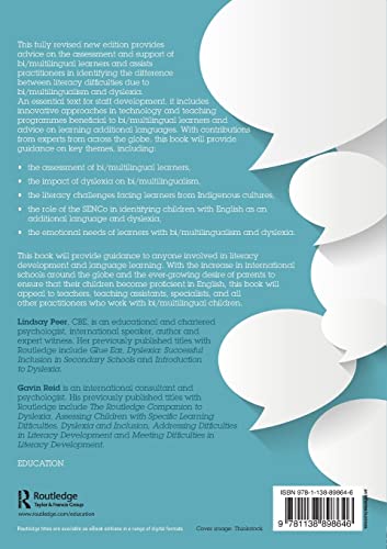 Multilingualism, Literacy and Dyslexia,Used