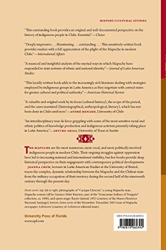 The Mapuche in Modern Chile: A Cultural History,Used