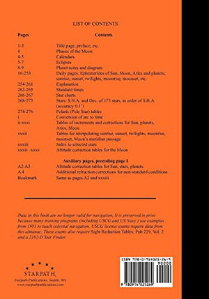 The Nautical Almanac for the Year 1981: For Training Purposes Only,Used