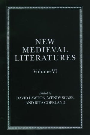 New Medieval Literatures: Volume Vi,New