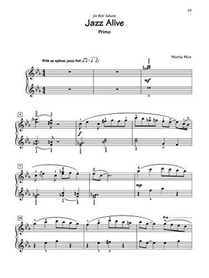 Jazz, Rags & Blues for Two, Bk 4: 4 Original Duets for Late Intermediate to Early Advanced Pianists,Used