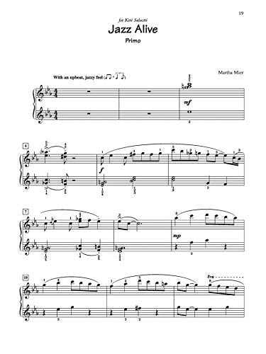 Jazz, Rags & Blues for Two, Bk 4: 4 Original Duets for Late Intermediate to Early Advanced Pianists,Used