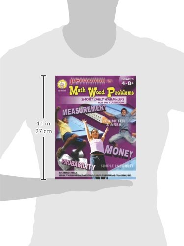 Mark Twain  Jumpstarters for Math Word Problems, Grades 4  8,Used