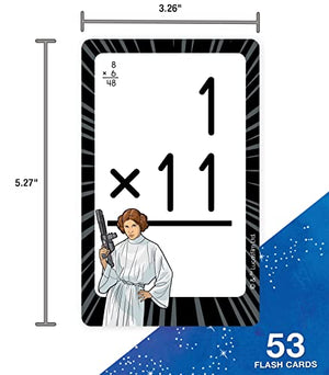 Disney Learning Star Wars Multiplication Flash Cards, 3Rd Grade, 4Th Grade And 5Th Grade Times Table Flash Cards, Multiplication