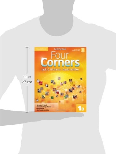 Four Corners Level 1 Full Contact B with Selfstudy CDROM,Used