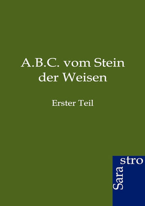 A.B.C. vom Stein der Weisen (German Edition),Used