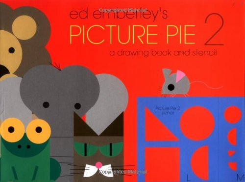 Ed Emberley's Picture Pie 2: A Drawing Book and Stencil,Used