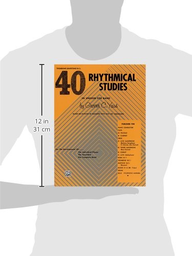 40 Rhythmical Studies: Trombone (B.C.),Used