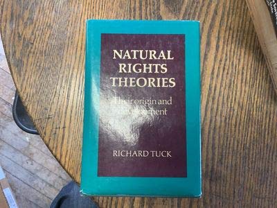 Natural Rights Theories: Their Origin and Development,Used
