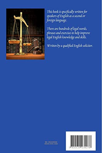 SelfStudy UK Law Dictionary and Legal Letter Writing Exercise Book: Law Dictionary With Exercises,Used