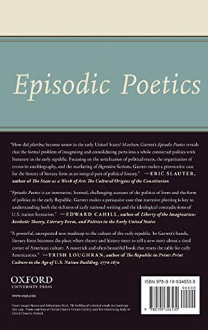 Episodic Poetics: Politics and Literary Form after the Constitution,Used
