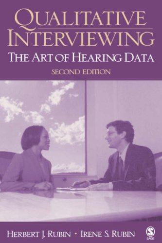 Qualitative Interviewing: The Art of Hearing Data,Used