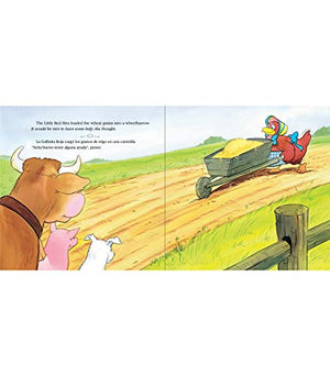 The Little Red Hen La Gallinita Roja Bilingual StorybookClassic Children's Books With Illustrations for Young Readers, Keepsake,New