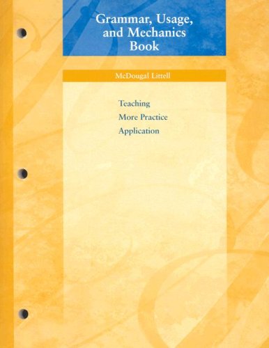 Grammar, Usage, And Mechanics Book: Teaching More Practice Application, Grade 6,New