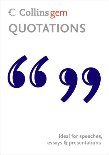 Quotations (Collins Gem),Used