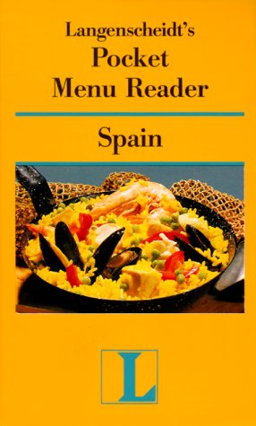 Pocket Menu Reader Spain (Langenscheidt Pocket Menu Reader) (English and Spanish Edition),Used