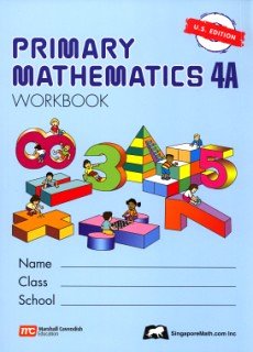 Primary Mathematics 4AWORKBOOK (US Edition),Used