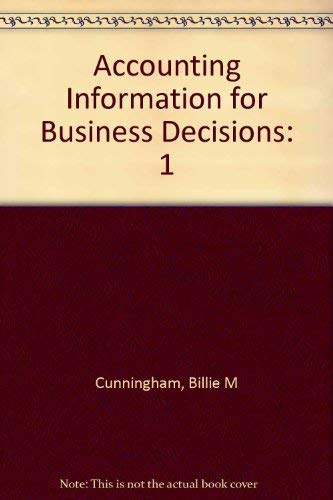 Accounting Information for Business Decisions,Used