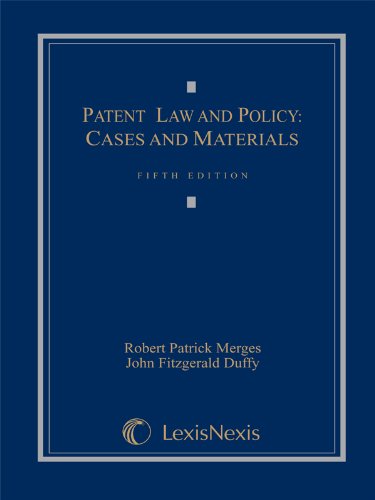 Patent Law and Policy: Cases & Materials (2011 Looseleaf Version),Used