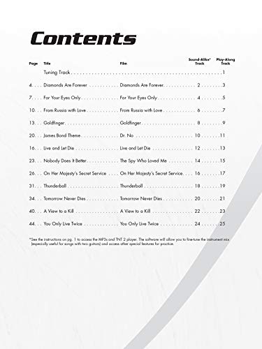 James Bond 007 Collection for Guitar: Easy Guitar Tab, Book & DVDROM (Easy Guitar Tab Editions),Used