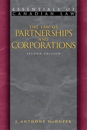 The Law of Partnerships and Corporations (Essentials of Canadian Law),Used